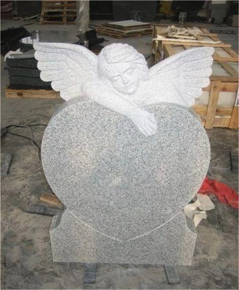 granite angel headstone